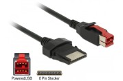 24V male - 8 pin male