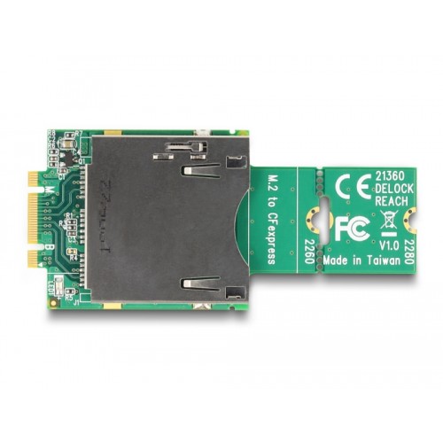 Delock Adapter M.2 Key B+M male to CFexpress Slot