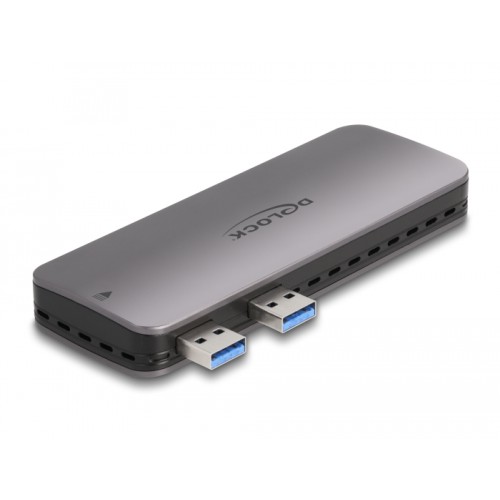 Delock USB 3.2 Gen 2 Enclosure for PlayStation®5 with M.2 NVMe Slot - tool free