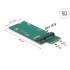 Delock Adapter M.2 Key B+M to Mini PCIe slot (PCIe / USB)