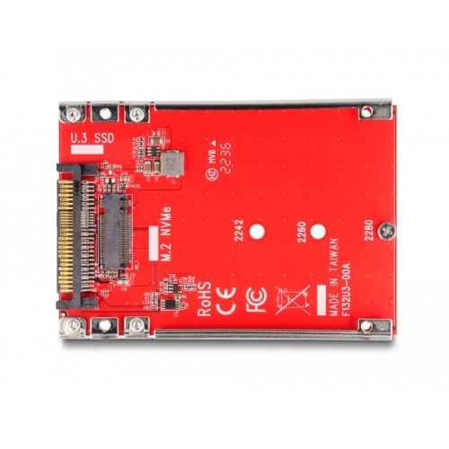 Delock 2.5″ Converter U.3 SFF-8639 to M.2 NVMe Key M - 7 mm