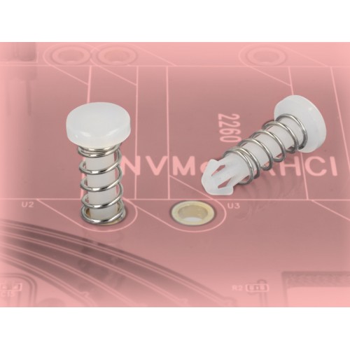 Delock Snap Rivet for heat sink - set 10 pieces white