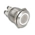 Delock Push Button for Installation 19 mm 4 x Screw Terminal LED white