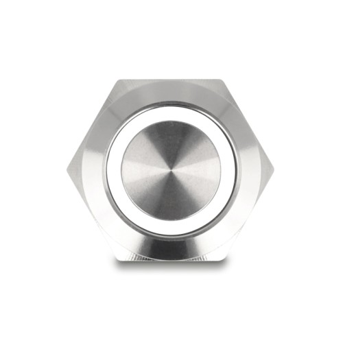 Delock Push Button for Installation 19 mm 4 x Screw Terminal LED white