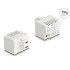 Delock Keystone Module with 2 x USB Type-C™ Charging Port PD 20 W white