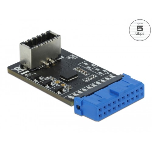 Delock USB 5 Gbps Adapter Type-E Key A Pin Header female to internal Key A female
