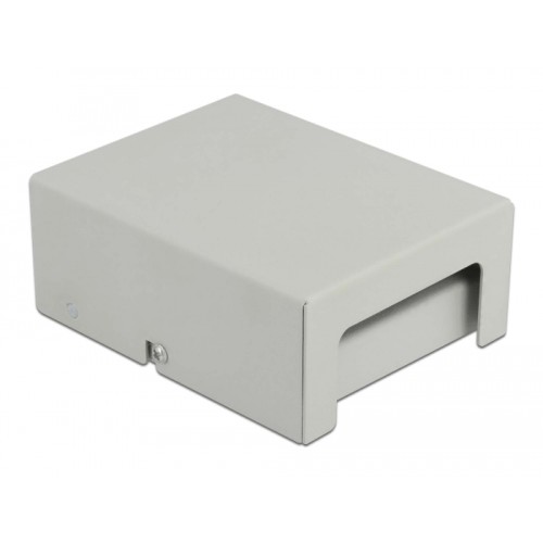 Delock Keystone Patch Panel 4 Port grey