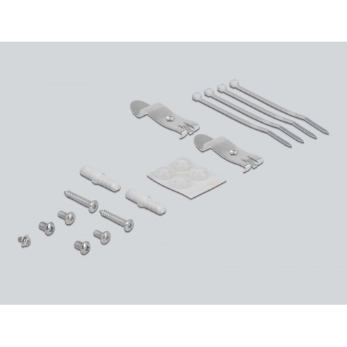 Delock Keystone Patch Panel 4 Port grey