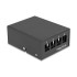 Delock Keystone Patch Panel 4 Port black