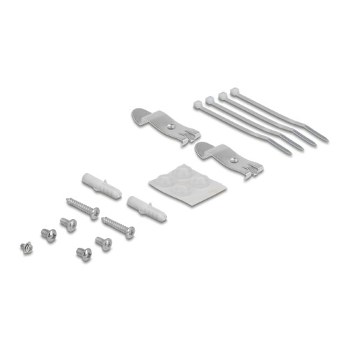 Delock Keystone Patch Panel 4 Port black