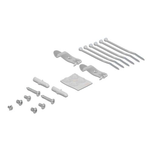 Delock Keystone Patch Panel 6 Port grey