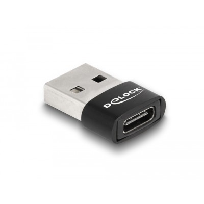 Delock USB 2.0 Adapter USB Type-A male to USB Type-C™ female black 2