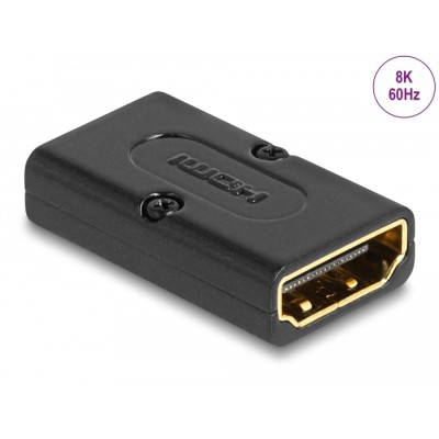 Delock HDMI Adapter male to female 8K 60 Hz metal