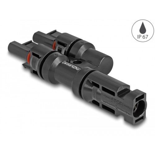 Delock DL4 Solar Connectors 1 x male to 2 x female