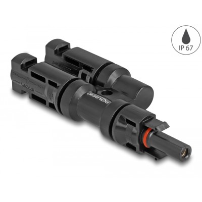 Delock DL4 Solar Connectors 1 x female to 2 x male