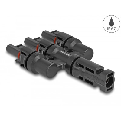 Delock DL4 Solar Connectors 1 x male to 3 x female