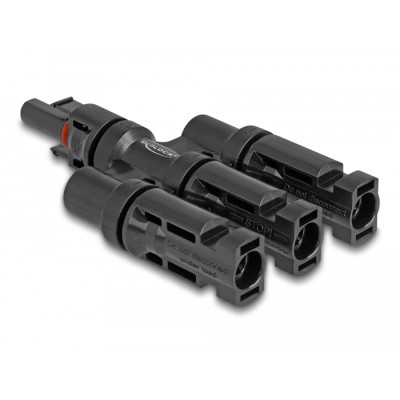 Delock DL4 Solar Connectors 1 x female to 3 x male 2
