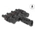 Delock DL4 Solar Connectors 1 x male to 4 x female