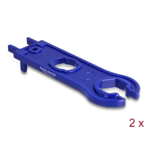 Delock Tool for DL4 Cables and Connectors, hexagonal, blue 2 pcs
