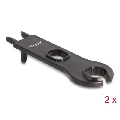 Delock Tool for DL4 Cables and Connectors, round, black 2 pcs