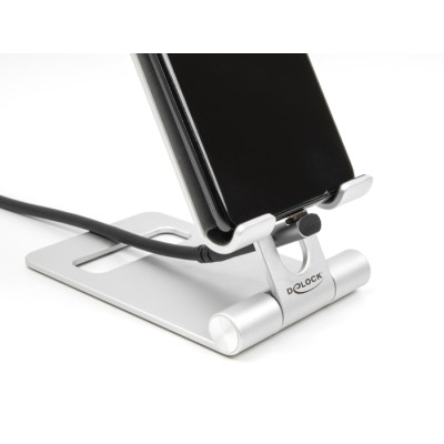 Delock USB Adapter 40 Gbps USB Type-C™ PD 3.1 240 W male to female angled 8K 60 Hz metal 2