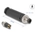 Delock M8 Connector A-coded 4 pin male for mounting with screw connection