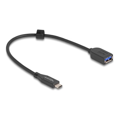 Delock USB 10 Gbps Coaxial Cable USB Type-C™ male to Type-A female 25 cm 2