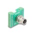 Delock M12 Transfer Module Adapter A-coded 17 pin female to 18 pin terminal block for installation