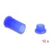 Delock DL4 Dust Cover for male and female connector, silicone, 2-parts, blue 10 pcs set