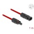 Delock DL4 Solar Flat Cable male to female 1 m red