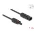Delock DL4 Solar Flat Cable male to female 1 m black