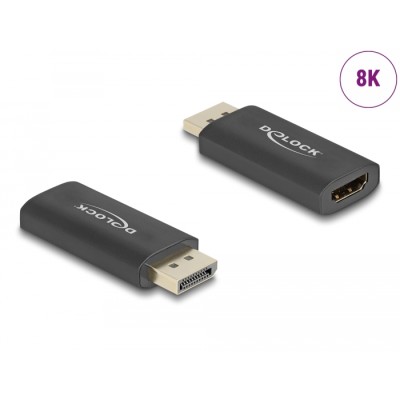 Delock Active DisplayPort 1.4 to HDMI Adapter 8K with HDR function