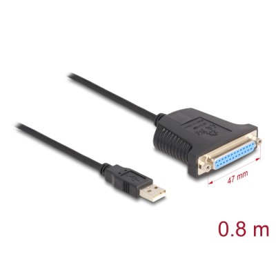 Delock Adapter USB 1.1 male  1 x Parallel DB25 female