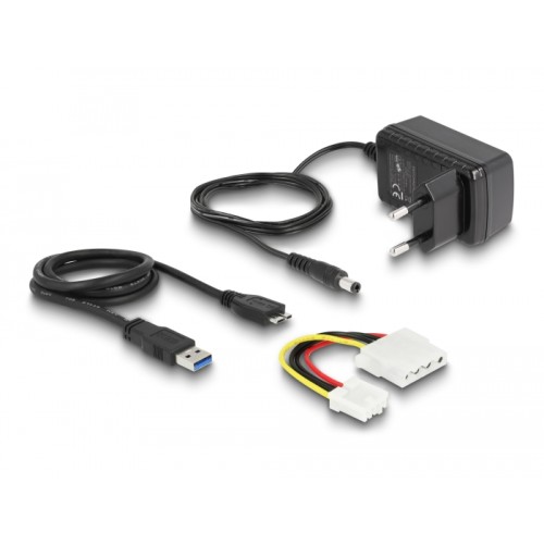 Delock Converter USB 3.0 > SATA 6 Gb/s / IDE 40 pin / IDE 44 pin with backup function