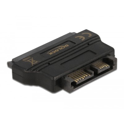 Delock Adapter Slim SATA 13 pin  SATA 22 pin 2