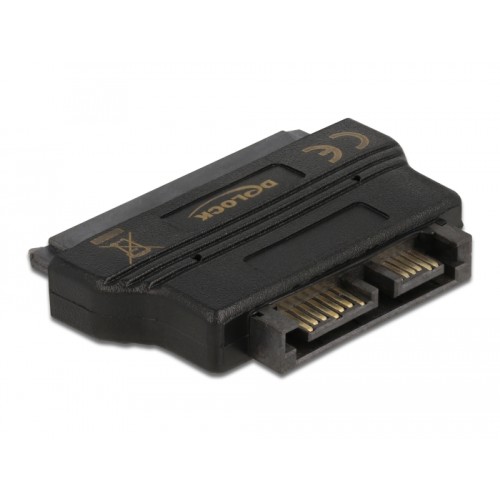 Delock Adapter Slim SATA 13 pin  SATA 22 pin
