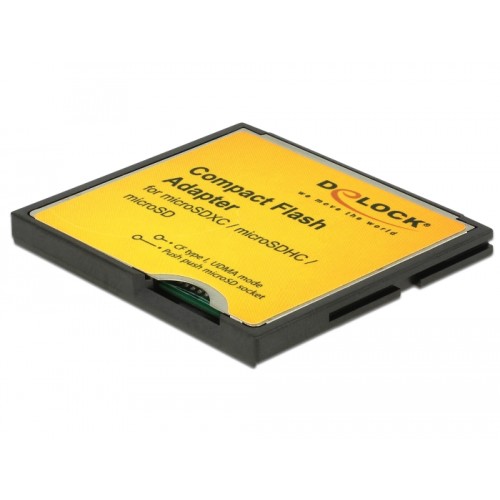 Delock Compact Flash Adapter for Micro SD Memory Cards