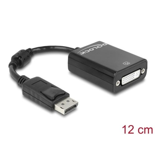 Delock Adapter DisplayPort 1.1 male  DVI female Passive black