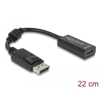 Delock Adapter DisplayPort 1.1 male > HDMI female Passive black