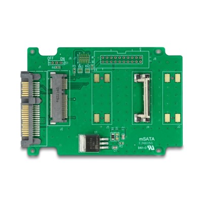 Delock Converter SATA 22 pin to mSATA full size 2