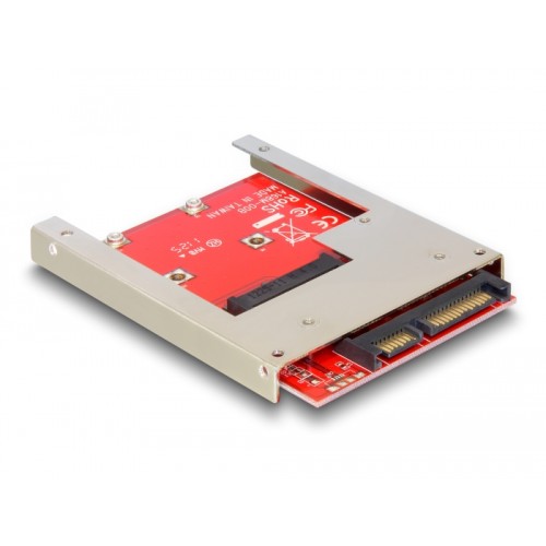 Delock 2.5″ Converter SATA 22 pin > 1 x mSATA - 9.5 mm