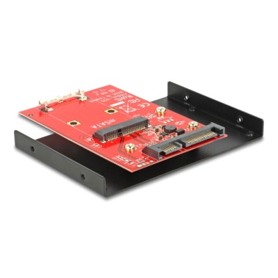 Delock Converter SATA 22 Pin > mSATA full size with 3.5″ frame