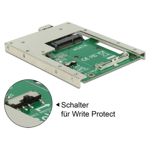 Delock Converter USB 3.0  mSATA with 2.5″ Frame (7 mm)