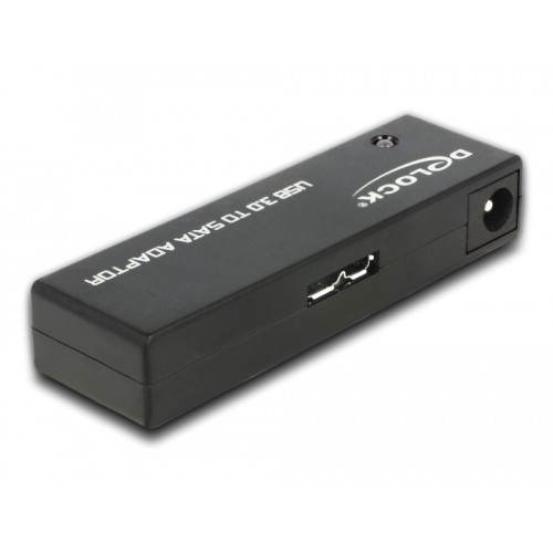 Delock Converter SuperSpeed USB 5 Gbps (USB 3.2 Gen 1) to SATA 6 Gbps incl. power supply