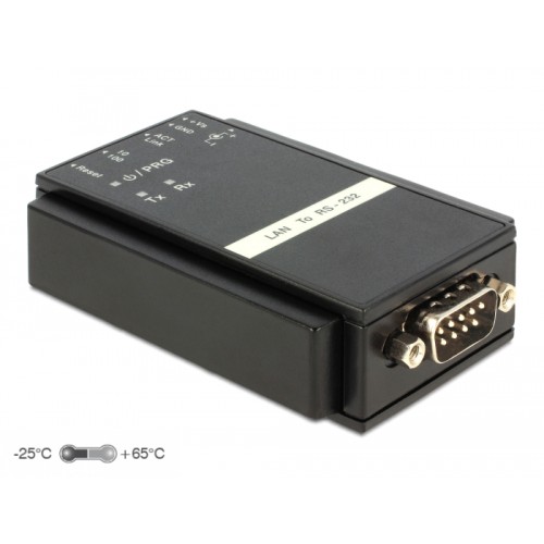 Delock Converter Ethernet LAN TCP/IP  Serial RS-232