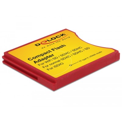 Delock Compact Flash Adapter for iSDIO (WiFi SD), SDHC, SDXC Memory Cards 2