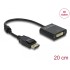 Delock Adapter DisplayPort 1.2 male  DVI female 4K Passive black
