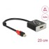 Delock Adapter mini DisplayPort 1.2 male > HDMI female 4K 60 Hz Active