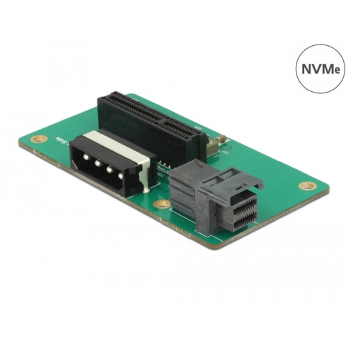 Delock Adapter SFF-8643  PCIe x4 with fixing plate