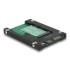 Delock 2.5″ Converter SATA 22 pin / USB 2.0 Type Mini-B > 1 x mSATA / Mini PCIe Slot
